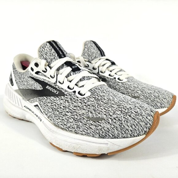 Brooks Adrenaline GTS 23 Women's Size 8 Running Shoes Sneakers Oreo 1203811B112 - Picture 1 of 16